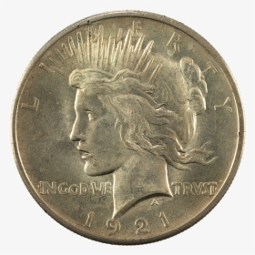 Peace Dollar Obverse - Peace Dollar, HD Png Download, Transparent PNG