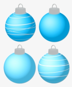 Bauble, Christmas Baubles, Ornament, Christmas, Blue, HD Png Download, Transparent PNG