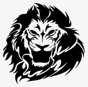Lion,black And Cats,felidae,drawing,art, HD Png Download, Transparent PNG