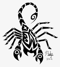 Scorpio Tattoo Png Free Download - Png Hand Tattoos Transparent, Png Download, Transparent PNG