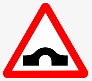 Bridge Ahead Road Sign, HD Png Download, Transparent PNG