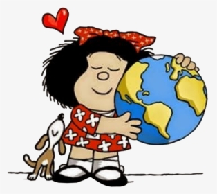 Mafalda Con Un Corazon, HD Png Download, Transparent PNG