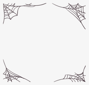 #mq #spiderweb #halloween #border #borders - Spider Web Border Png, Transparent Png, Transparent PNG