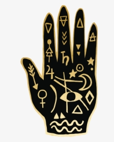 Transparent Hand Tattoo Png - Mystic Hand Tattoo, Png Download, Transparent PNG