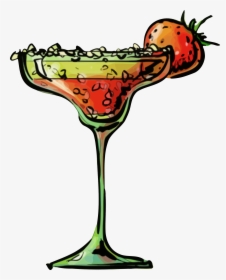 Strawberry Daiquiri Cocktail Big - Cocktail Image Icon Png, Transparent Png, Transparent PNG