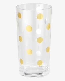 Kate Spade Acrlyic Glass W/ Gold Dots - Pint Glass, HD Png Download, Transparent PNG
