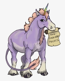 Big Gay Unicorn - Queer Unicorn, HD Png Download, Transparent PNG
