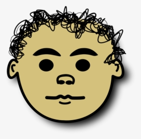 Vector Image Of Curly Hair Kid Avatar - Gambar Animasi Rambut Keriting, HD Png Download, Transparent PNG