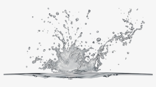 Transparent Water Drop Splash Clipart - Hd Water Splash With Transparent Background, HD Png Download, Transparent PNG