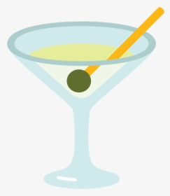 Cocktail Clipart Martini - Cocktails Emojis Png, Transparent Png, Transparent PNG
