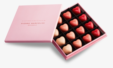 Box Of 16 Victoria Beckham Hearts, Limited Edition - Victoria Beckham X Pierre Marcolini High Res, HD Png Download, Transparent PNG