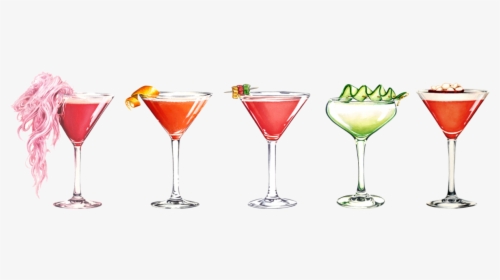 Transparent Cocktail Png - Pink Lady, Png Download, Transparent PNG