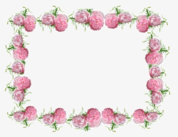 Frame, Border, Roses, Lilies, Floral - Bangla Love Sms For Husband, HD Png Download, Transparent PNG