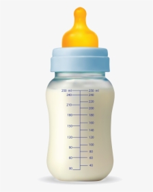 Baby Bottle Transparent Images - Baby Milk Bottle Png, Png Download, Transparent PNG