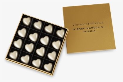Box Of 16 Victoria Beckham Hearts, Christmas Edition - Chocolate Box Pierre Marcolini, HD Png Download, Transparent PNG