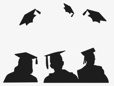 Graphic Royalty Free Clipart Free Large Images - Graduation Black And White, HD Png Download, Transparent PNG