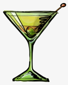 Non Alcoholic Beverage,champagne Stemware,cocktail - Martini Glass Clipart Png, Transparent Png, Transparent PNG