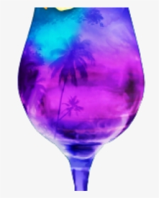 Tropical Cocktail Cliparts - Wine Glass, HD Png Download, Transparent PNG