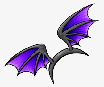 Purple Bat Wings - Wings Png Clipart Bat, Transparent Png, Transparent PNG