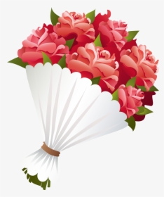 Bunch Of Flowers Cartoon, HD Png Download, Transparent PNG