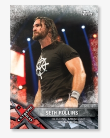 Seth Rollins 2017 Wwe Road To Wrestlemania Base Cards - Action Film, HD Png Download, Transparent PNG