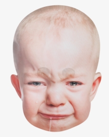 Clip Art Bobble Hedz Mask Seasons - Crying Baby Face Transparent, HD Png Download, Transparent PNG