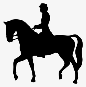 Man Riding Horse Galloping Clipart - Man On Horse Clipart, HD Png Download, Transparent PNG