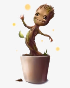 Download Baby Groot Png Transparent Image - Baby Groot Clipart, Png Download, Transparent PNG