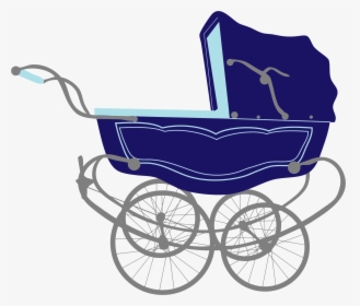 Pram Png Transparent - Baby Carriage Transparent Background, Png Download, Transparent PNG
