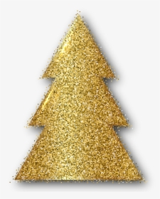 Christmas Tree Clipart Gold - Gold Clip Art Christmas Decorations, HD Png Download, Transparent PNG