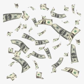 Falling Money Png - Raining Dollar Bills Png, Transparent Png, Transparent PNG