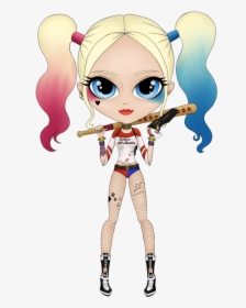 Transparent Suicide Squad Harley Quinn Png - Harley Quinn Drawing Cartoon, Png Download, Transparent PNG