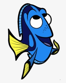 Dory Vector Black And White Baby Clipart Transparent - Background Dory, HD Png Download, Transparent PNG
