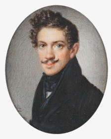 Schoeller Young Man With A Moustache And Dark Curls - Gentleman, HD Png Download, Transparent PNG