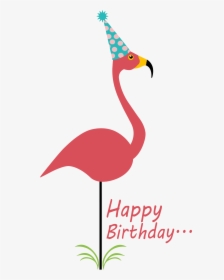 Flamingo Clipart Happy Birthday Png - Happy Birthday Flamingo Free, Transparent Png, Transparent PNG
