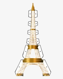 Torre Eiffel En Dibujo, HD Png Download, Transparent PNG