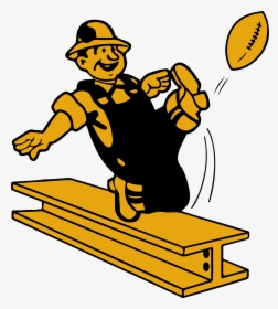 Pittsburgh Steelers Vintage Logo Clipart , Png Download - Pittsburgh Steelers Old Logo, Transparent Png, Transparent PNG