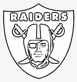 Steelers Logo Drawing At Explore Collection Of Transparent - Oakland Raiders Black And White Logo, HD Png Download, Transparent PNG
