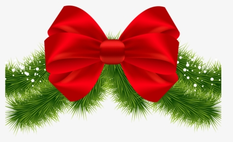 Christmas Bow Tie Png Transparent Library Techflourish - Red Christmas Ribbon Png, Png Download, Transparent PNG