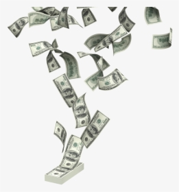 Transparent Falling Cash Png - Dollar Bills Falling Png, Png Download, Transparent PNG