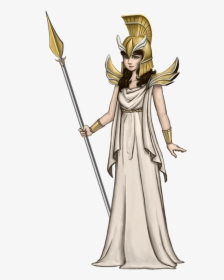Greek Goddess Athena Cartoon, HD Png Download, Transparent PNG