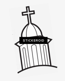 Church Tower Icon - Portable Network Graphics, HD Png Download, Transparent PNG