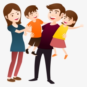 Happy Person Family Clipart Png Image - Family Clipart Transparent Background, Png Download, Transparent PNG
