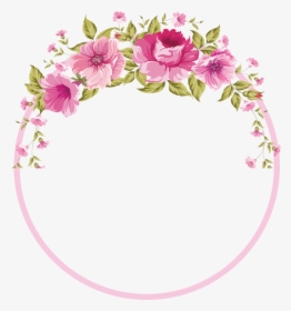 Border Flowers Rose Clip Art - Flower Border Pink Png, Transparent Png, Transparent PNG