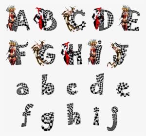 Alphabet Damier Harley Queen Joker - Harley Quinn, HD Png Download, Transparent PNG