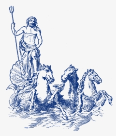 Homeric Hymn To Poseidon - Greek Mythology Poseidon Png, Transparent Png, Transparent PNG