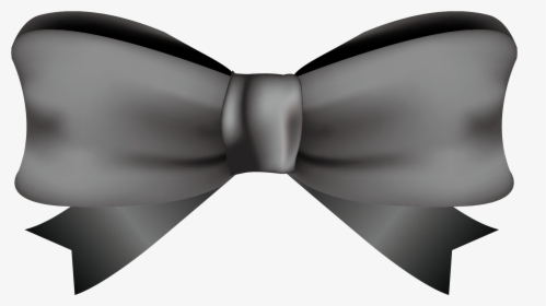 And Bowknot Shoelace Bow Black Knot Tie Clipart - Satin, HD Png Download, Transparent PNG