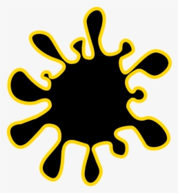 Water Splash Black Gold Logo Svg Clip Arts - Splash Clip Art, HD Png Download, Transparent PNG