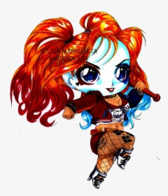 Harley Quinn Chibi Harleys By Miharu, HD Png Download, Transparent PNG
