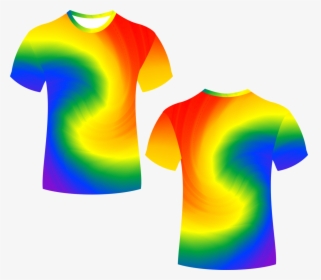 Tshirt Clipart Tie Dye Shirt - Tye Dye T Shirt Clip Art Transparent, HD Png Download, Transparent PNG